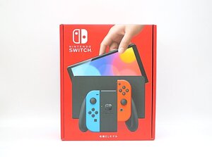 1円【未使用】 任天堂 Nintendo Switch ニンテンドースイッチ 本体 有機EL ネオンブルー×ネオンレッド HEG-S-KABAA z24-3574 z_e