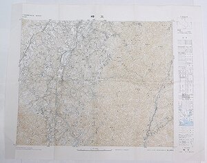 【古地図】時又 1：50.000 地形図 (飯田4号)　昭和44年(4色刷)　国土地理院★tr.14