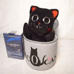 ネコ缶 ぬいぐるみ NECOCAN 黒猫 IDEAGAMES xbfk50【中古】