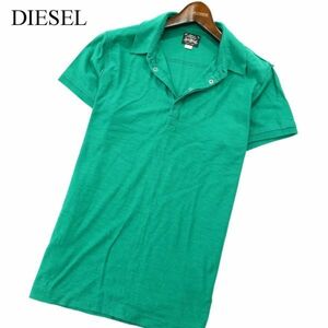 DIESEL ディーゼル 春夏 カットオフ加工★ 半袖 ポロシャツ Sz.S　メンズ　A2T06550_6#A