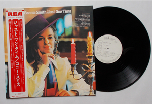 帯付サンプル盤，LP　コニー・スミス　”ジャスト・ワン・タイム”　SHP-6221