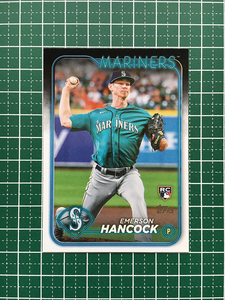 ★TOPPS MLB 2024 SERIES 1 #39 EMERSON HANCOCK［SEATTLE MARINERS］ベースカード「BASE」ルーキー「RC」★