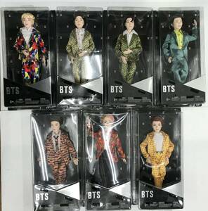 (未開封品）BTS/防弾少年団 コアファッションドール 7体セット/ジン・シュガ・ジェイホープ・アールエム・ジミン・ヴィ・ジョングク/マテル