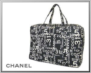 ☆CHANEL/シャネル バイシーライン ハンドバッグ ブラック×ホワイト送料税込み！