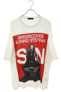 アンダーカバー UNDERCOVER UCY4893-1 サイズ:2 プリントオーバーサイズTシャツ 中古 BS99