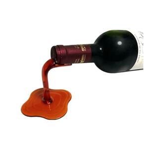ワイン ボトルホルダー ディスプレイ オブジェ 赤ワイン SpilledWine　5-2