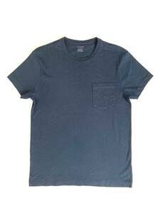 送料込み ジェイクルー J CREW SLIM FIT ポケットTシャツ ネイビー S