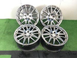 社外アルミ ホイール 4本セット MANARAY SPORT　18インチ　18X8J　PCD　114.3-5H　5穴　VERTEC VR-S