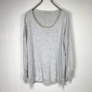 ZARA KNIT ニット Sサイズ グレー ザラ セーター シンプル