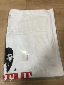 Supreme Scarface Split Tee 新品 White Mサイズ シュプリーム スカーフェイス スプリット Tシャツ 17AW ホワイト 白