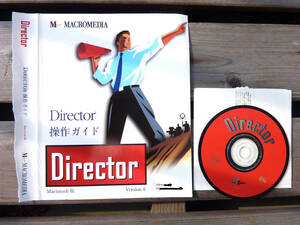 MACROMEDIA Director マクロメディア ディレクター 4.0 CD-ROM Mac版 シリアル番号付き macintosh