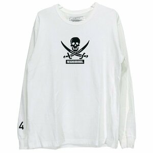 未使用　18AW ネイバーフッド　FILTH AND FURY LS Tee 白　Mサイズ neighborhood 