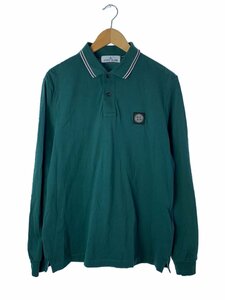 STONE ISLAND◆ポロシャツ/L/ポリエステル/GRN/無地/10152SL18