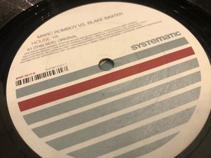 12”★Marc Romboy Vs. Blake Baxter / House Ya / エレクトロ・テクノ！