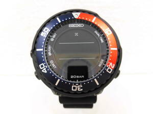 ブランド祭 時計祭 SEIKO セイコー プロスペックス フィールドマスター S802-00A0 ソーラー 腕時計 デジタル 不動品