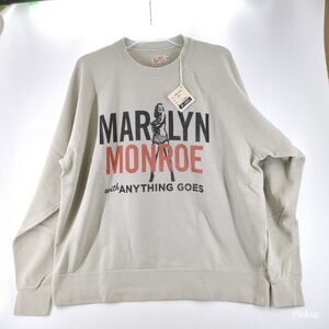 【未使用】 TOYS McCOY スウェットシャツ ライトグレー SIZE L マリリンモンロー TMC2358 トイズマッコイ Marilyn Monroe ◆3104/磐田店