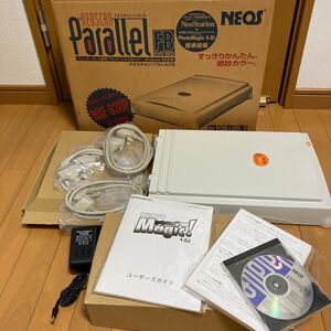 美品 NEOSCAN Parallel ネオスキャン パラレル フラットベッドスキャナー PC98 DOS/V 