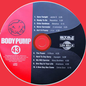 ボディパンプ 43 CD BTSJ LESMILLS BODYPUMP レスミルズ