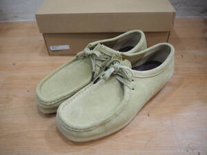 試着・美品◆CLARKS クラークス Wallabee ワラビー 261555157 Maple Suede◆UK8.5 英国 イングランド イギリス アイビー トラッド