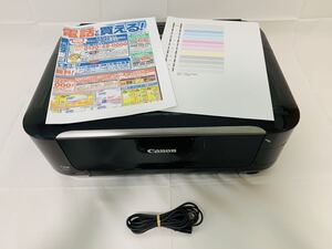 動作確認済●Canon PIXUS MG6230 ブラック ハイパフォーマンスオールインワンフォトプリンター 複合機●ノズルチェック正常