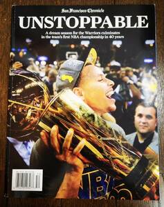 2015 San Francisco Chronicle MAGAZINE STEPHEN CURRY / 優勝記念 雑誌 ステフェン カリー Jordan, Nike, Adidas NBA Basketball Steph