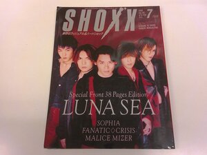 2412MY●SHOXX ショックス 65/1998.7●表紙: ルナシー/ソフィア/ファナティッククライシス/マリスミゼル/TAKA(ラクリマクリスティー)