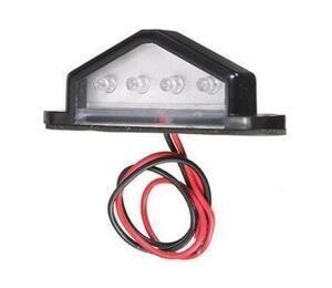 12V24V対応 LED ナンバー灯 汎用型 マーカー 4LED搭載 自動車 トラック 2個セット