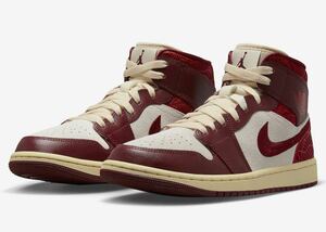 NIKE WMNS Air Jordan 1 Mid SE Tiki Leaf DZ2820-601 ナイキ ウィメンズ エアジョーダン1 ミッド SE ティキ リーフ size US 12 新品