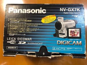 【中古美品】パナソニック デジカメ 修理が必要と表示される　NV-GX 7K Panasonic DIGICAM LEICA DICOMAR SD Digital Video Camera