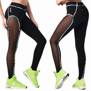 【正規品・新品】XSサイズ★ZUMBA・ズンバ★Original Flow Panel Ankle Legging