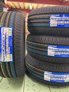 【195/55R15】【2024年製】ＴＯＹＯ トーヨーナノエナジー3+ NANOENERGY3+ 195/55-15 4本価格 4本送料税込み￥33000～【夏用】