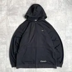 OLD NIKE ナイキ XXL オーバーサイズ ZIP パーカー ブラック