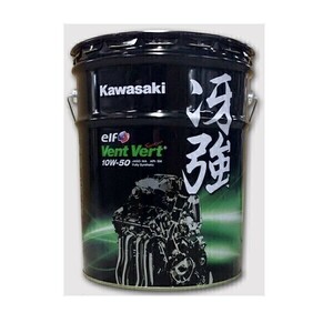 【カワサキ】【Kawasaki】Vent Vert（ヴァン・ヴェール） 10W-50　冴強 20Lペール缶　20240923　①