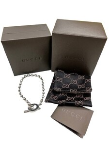 GUCCI グッチ ボールチェーンブレスレット シルバー 925 サイズ18