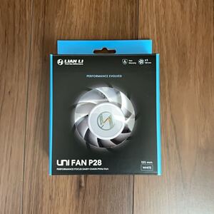 UNI FAN P28 120 WT Single Pack UF-P28-120-1W Lian Li リアンリー　ケースファン　