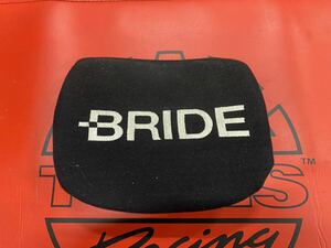 希少!! 当時物!! 旧ロゴ BRIDE ブリッド ヘッドパッド サポートパッド パッド 黒 ブラック 白文字 検 フルバケ セミバケ NA6CE 