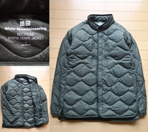 【UNIQLO×White Mountaineering】ウルトラライトダウン オーバーサイズジャケット オリーブ SIZE:MEDIUM (ホワイトマウンテニアリング)