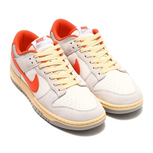 ナイキ ダンク ロー SE 24.5cm ホワイト レッド 税込定価14300円 NIKE DUNK LOW SE メンズ スニーカー 天然皮革 白 赤