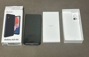 【新品・未使用】撮影の為開封済み Galaxy A23 5G Black(K) SC-56C 黒 ギャラクシー SAMSUNG