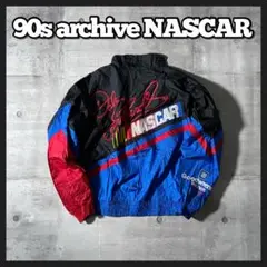 90s NASCAR レーシング 中綿 ナイロンジャケット y2k アーカイブ