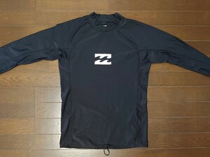 ★ BILLABONG ラッシュガード 長袖 XL サイズ 黒 UPF50+ PLATiNUM X ビラボン UV PROTECTION ロングスリーブ X-LARGE ★