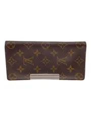 LOUIS VUITTON ポルトフォイユ・ブラザ モノグラムキャンバス 長財布 レザー ブラウン レディース M66540 