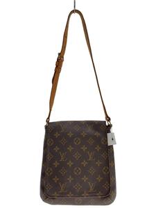 LOUIS VUITTON◆ミュゼット_モノグラム・キャンバス_BRW/PVC/BRW