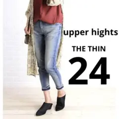 upper hights アンクルスリム デニムパンツ THE THIN 24