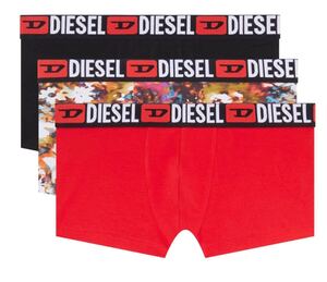 残りわずか　DIESEL 3枚セット ボクサーパンツ ボクサーブリーフ ローライズボクサー アンダーウェア 下着　M ディーゼル　カモフラ　花柄