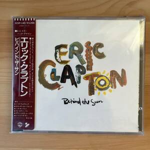 国内盤　西ドイツ産CD Eric Clapton Behind The Sun 32XP-140 帯付き　エリック・クラプトン　シール帯