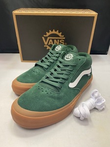 【新品】VANS BMX STYLE 114 GREEN/GUM US8.0 26.0cm ヴァンズ バンズ ビーエムエックス スタイル 114 グリーン ガム スウェード 