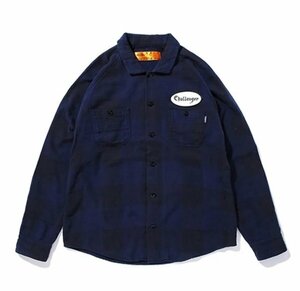 CHALLENGER チャレンジャー L/S PATCH CHECK SHIRT 長袖シャツ