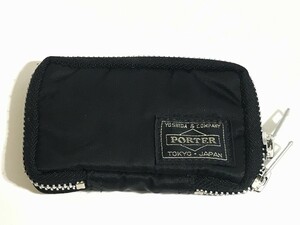 未使用に近い 美品 ポーター キーケース PORTER タンカー ブラック 6連