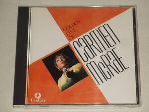 カーメン・マクレエ/ゴールデン・ライヴ・オブ・カーメン・マクレエ/CDアルバム GOLDEN LIVE OF CARMEN McRAE